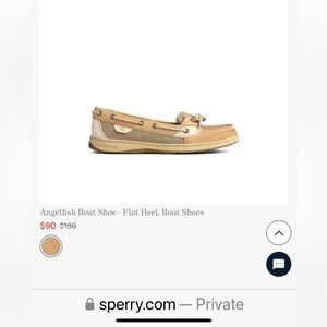 Sperry Angelfish size 8